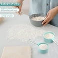 thumbnail image 2 of Measuring Cups & Spoons Set, Stackable Cups and Spoons, Nesting Measure Cups with Stainless Steel Handle, Kitchen Gadgets for Cooking & Baking (Green), 2 of 8