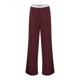 thumbnail image 4 of WILLBEST Pantalones Casuales de Verano para Mujer, con Rayas, Cintura Alta, Patchwork, Bolsillos Colgantes, Pierna Recta, Pantalones de Traje Casuales para Mujer Moderna Chica, 4 of 8