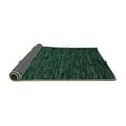 thumbnail image 2 of Ahgly Company Indoor Square Abstract Turquoise Blue Modern Area Rugs, 3' Square, 2 of 4