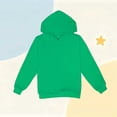 thumbnail image 3 of HAOTAGS Kids Hoodie Long-Sleeve Hooded Sweatshirt (Ages 1–15) Lightweight, Comfortable Pullover Hoodie for Boys and Girls Green Size 3T, 3 of 6