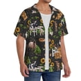 thumbnail image 2 of Fotbe Farm Animals 2 Camisa Estampada de Manga Corta para Hombre, Casual de Verano, Estilo Playero, Sin Arrugas-XX-Large, 2 of 5