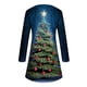 thumbnail image 4 of Vestidos de Navidad Para Mujer Moda Navidad Árbol de Navidad Estampado de Manga Larga Vestido de Cuello Redondo Odeerbi  ODB200049, 4 of 4