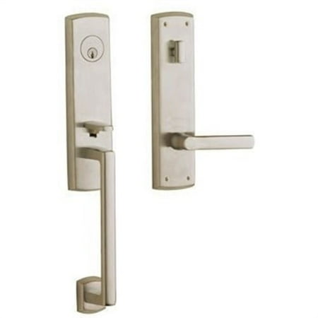 Baldwin Hardware Soho Single - Baldwin 85387.RENT Keyed Entry Soho Handleset Single Cylinder ;Satin Nickel