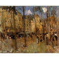 thumbnail image 3 of Frank Edwin Scott 14x12 Black Modern Framed Museum Art Print Titled - Boulevard St. Germain, 3 of 5