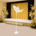 thumbnail image 3 of Butterfly Floor Lamp 57-70in Gold White LED Standing Lamp with Lifelike Butterfly Design & Cloth Shade, 3 of 6