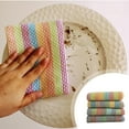 thumbnail image 2 of Ycandiee Kitchen Dishcloths for Washing Dishes, Ultra Absorbent Dish Rags, Cleaning Cloths Pack of 4, Soft and Absorbent, 2 of 6