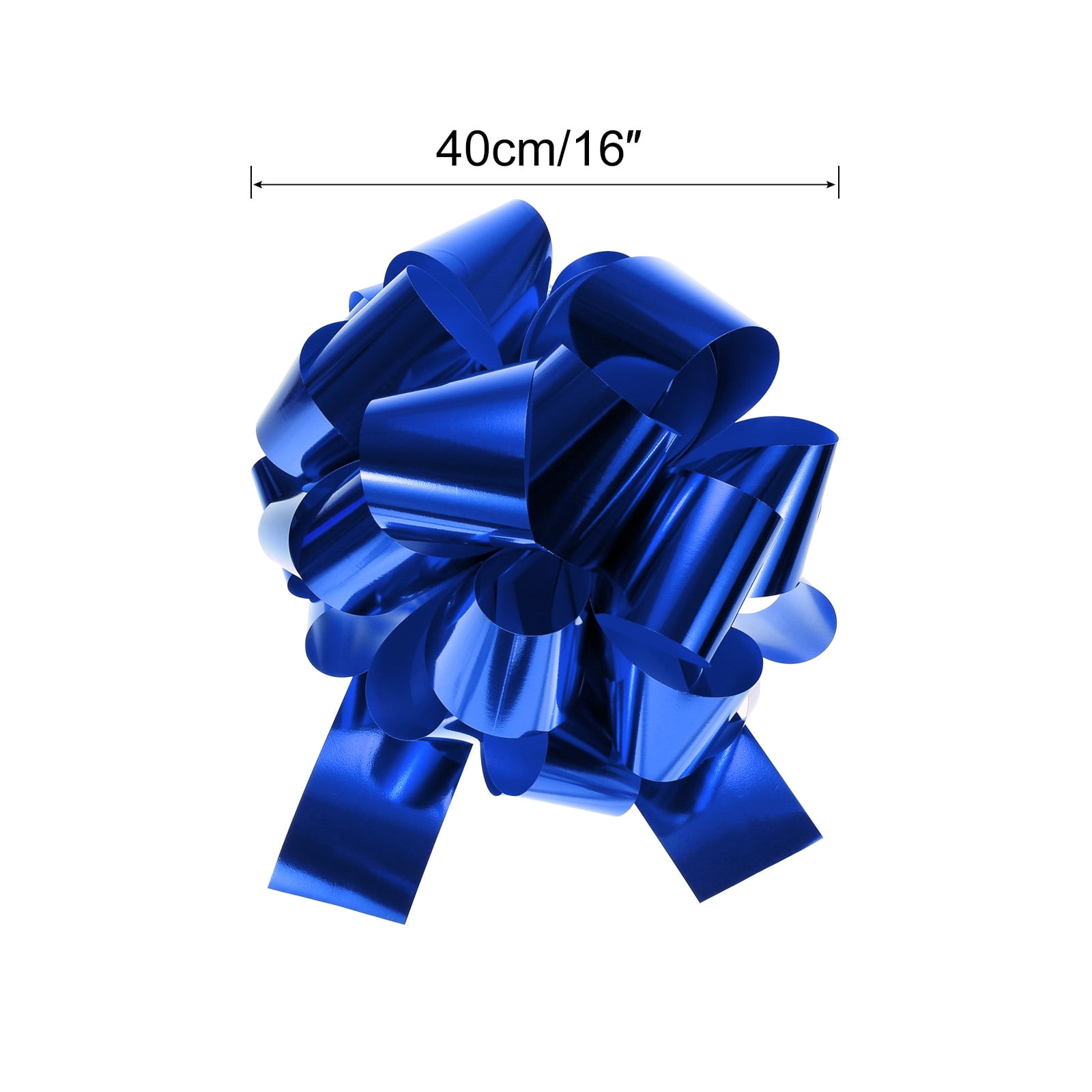 Extra Large Pull Bow Car Gift Wrapping Bows Ribbon for Wedding Car Baskets Presents Christmas Big Gift Bow Blue 16 inch