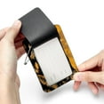 thumbnail image 7 of Sheepdog Square PU Leather 2 Pack Travel Tag - Bag Tag - Suitcase Tag with Privacy Cover and Stainless Steel Ring - Suitable for Travel, Backpack, and Handbag, 7 of 7