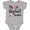 AC-Heather Grey, variant on Inktastic My 1st Baseball Season Girls Baby Bodysuit