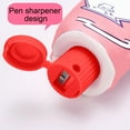 thumbnail image 4 of YiJuHui 4pcs Cute Toothpaste-Shaped Pencil Case with Built-in Sharpener, Large Capacity Pen Pouch for Office & Daily Use, 4 of 6