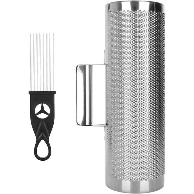 HUGFEGWE Guiro Shaker Set, Musical Instruments Latin Percussion Instrument, Stainless Steel Guiro Instruments with Scraper, Guiro Shaker with Scraper for Boys, Girls, Kids CJB91-17179