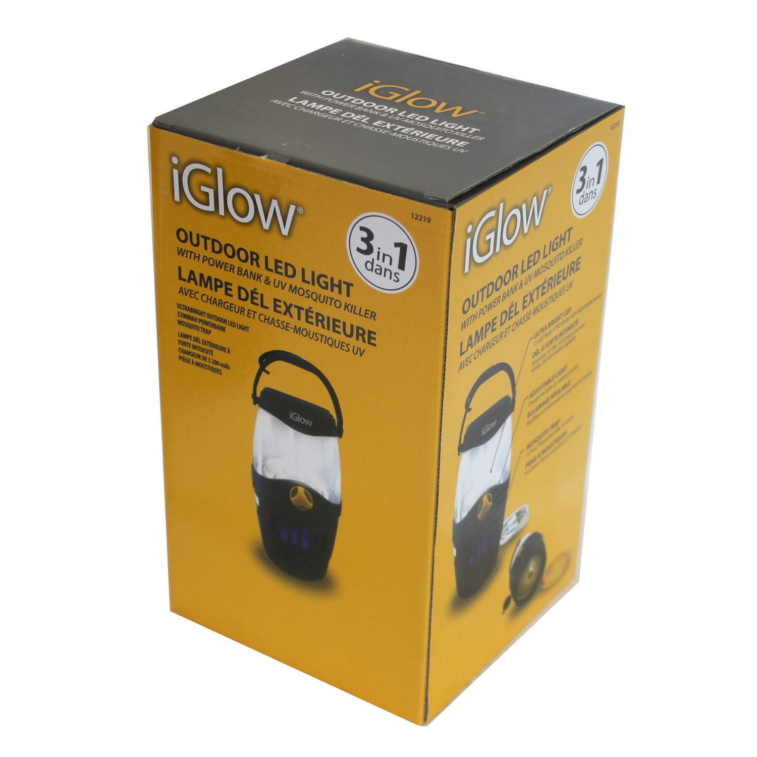 iGlow Outdoor LED Light & UV Mosquito Killer