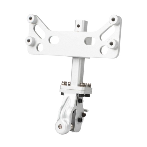 Receptor de enganche de caída ajustable para coche de control remoto, gancho de remolque de alta resistencia, reemplazo ajustable para coche de Plata