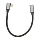 thumbnail image 1 of Câble USB C vers USB C 3.1 Gen 2 coudé à 90 degrés mâle vers femelle 100 W 20 V 5 A Charge 4K 60 Hz Haute vitesse 10 Gbit/s Câble 0,25 m, 1 of 4