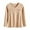 Beige, variant on Womens Fleece Lined V-Neck Thermal Long Sleeve Shirt Cold Weather Warm Undershirt Stretchy Base Layer Soft Comfort Fit Layering Top