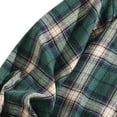 thumbnail image 4 of COSFO Work Button Down Shirt Men Long Sleeve Casual Plaid Tops with Pocket Loose Collared Mens Shirts, 4 of 5