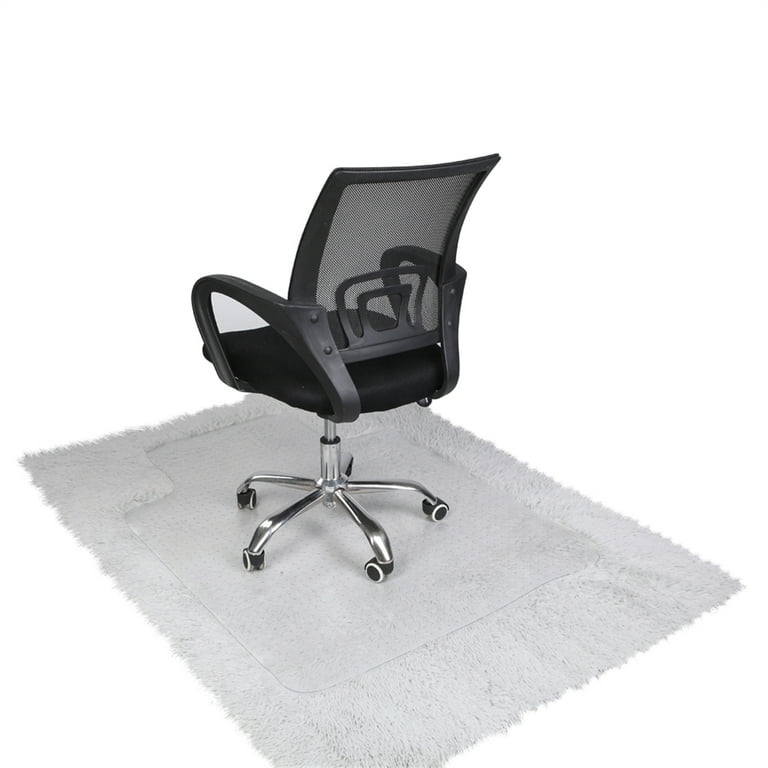 Clearance Office Chair Mat for Hardwood Floor 47.24 x 35.43 Clear Computer Chair Mat Plastic Rolling Chair Mat for Office Home and Gaming Floors