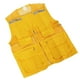thumbnail image 1 of Chaleco De Voluntario Amarillo, Chaleco De Voluntario Para Eventos Portátil Mezcla De Algodón Transpirable Práctico Para Exposiciones, 1 of 7
