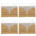thumbnail image 1 of FELTECHELECTR 4 fundas de papel kraft para pasaporte de viaje con 4 carteras organizadoras de pasaporte de PVC., 1 of 5