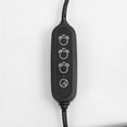 thumbnail image 3 of FSLiving Auto Off Timer 14.7'/4.5M Smooth Wire with Timer Electrical Cord for DIY Retro Style Replacement Open Wires Turn ON/OFF Switch Plug-in Cord（Black）, Customizable, 4 PCS, 3 of 5