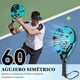 thumbnail image 2 of CAMEWIN Raqueta de Pádel con Funda de Pádel Profesional con Superficie de Fibra de Carbono y Núcleo de Espuma Flexible de Memoria EVA para Principiantes con Cubierta, 2 of 8