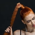 thumbnail image 1 of Fiudx Diadema para Teléfono, Elegante Lazo para El Pelo, Cuerda Duradera Elástica, Cuerda de Cuero Resistente Al Agua, Ideal para Crear Peinados y Nadar, Moda para Mujeres y Niñas, Suave Fibra de Pol, 1 of 4