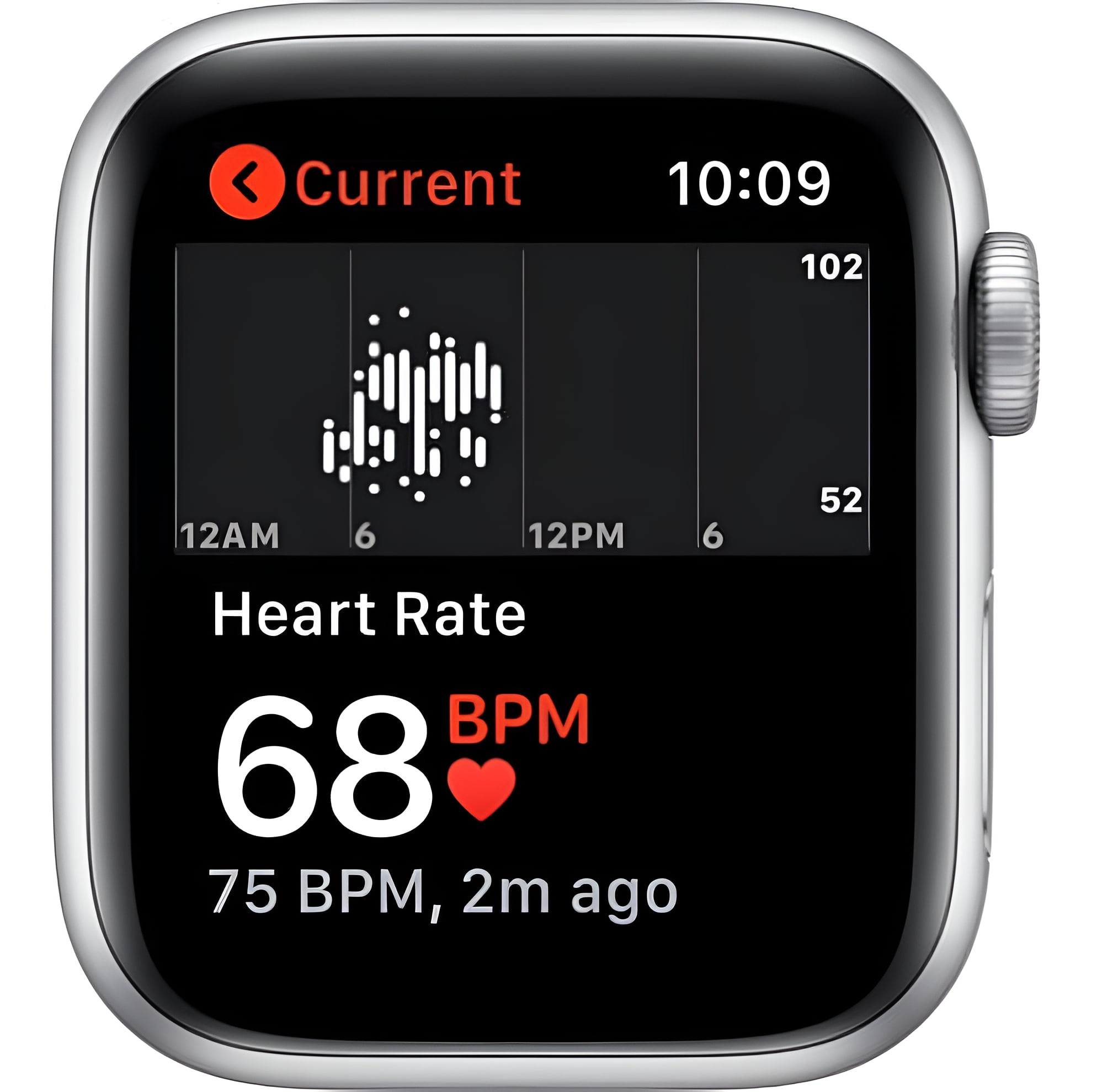 Restored Apple Watch SE (GPS, 40mm) - Silver Aluminum Case with White Sport Band (Refurbished)