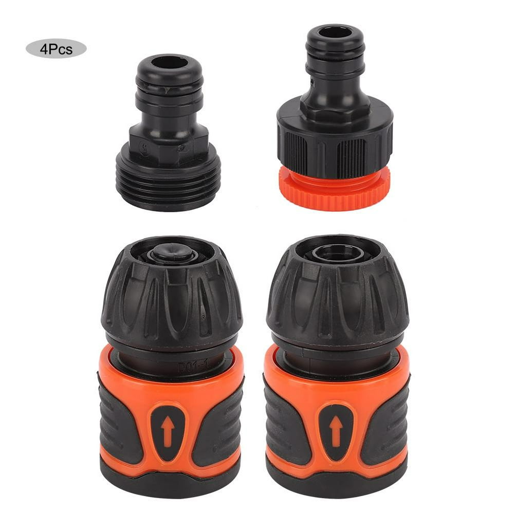 FAGINEY Garden Hose Connector, Garden Connector, 4Pcs Garden Hose Quick