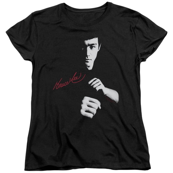 Bruce Lee - The Dragon Awaits - Women's Short Sleeve Shirt - Small