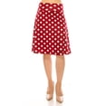 thumbnail image 4 of Women's Elegant Casual Midi Skirt with Foldable Waist and Stretch Fabric, 4 of 7