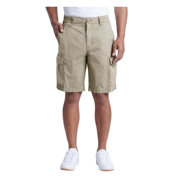UNIONBAY Men's Stretch Twill Cargo Short (US, Numeric, 34, Regular, Regular, Tan)