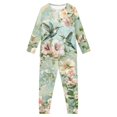 thumbnail image 5 of DISNIMO Flower Hummingbird Pajama Set for Girls 3-4 Pink Pajamas Set Soft Kids Pjs Set Girls Long Sleeve Pajama Set Kids 2 Piece Pjs for Girls Pj Sets Boys Sleepwear Set Fall Pj Set Kids Girls, 5 of 7
