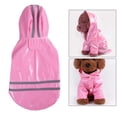 thumbnail image 3 of Chubasquero para perros amarillo L XL mascota chaqueta rosa S jinwen  Impermeable del perrito, 3 of 7