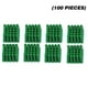 thumbnail image 2 of Anclaje de tubo de expansión de plástico verde 100 piezas de Ehuebsd M6 enchufe de goma tornillo de pared seca anclaje de goma tornillo autorroscante tubo de expansión, 2 of 9