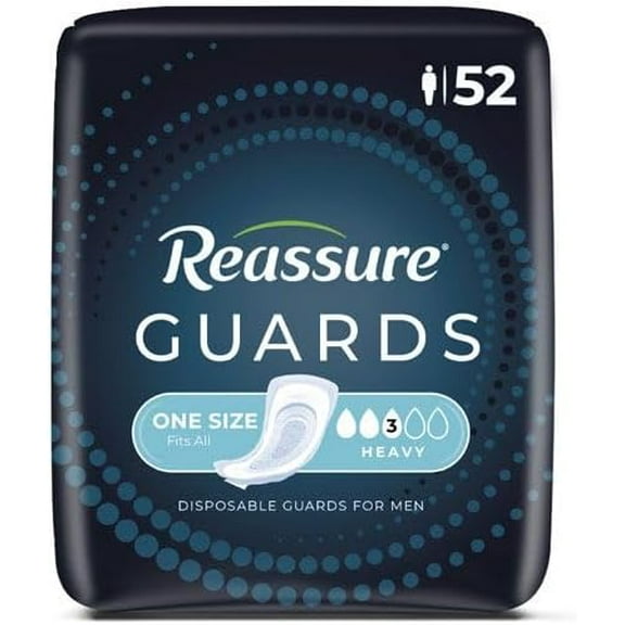 Reassure Incontinence Guards for Men (104 per case)