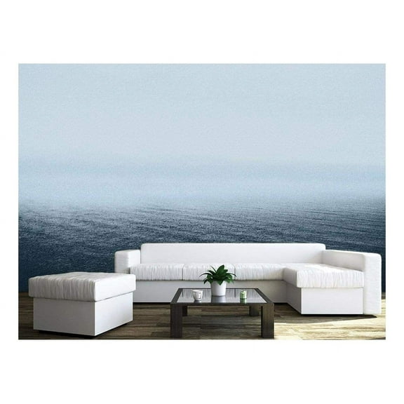 wall26 - Large Wall Mural - The Ocean in The Mist | Self-Adhesive Vinyl Wallpaper/Removable Modern Wall Decor - 100x144 inches