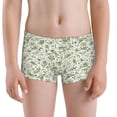 thumbnail image 5 of Yiaed Green Rabbit Print Boys' Boxer Briefs Cotton Casual Stretch Comfort Boys Boxers - Kids Boxer Briefs Underwear for Boys (6-18)-Small, 5 of 5