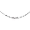 thumbnail image 1 of 925 Sterling Silver 17 Inch Graduated Cubic Zirconia Cz Chaîne Collier Pendentif Charme, 1 of 5