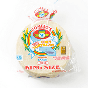 Romero's Whole Grain Corn Tortillas Large King Size, 40 oz (30 Count)