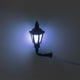 thumbnail image 3 of Cateissary Luces de jardín para exteriores, farola de Metal LED para exteriores, accesorios para paisaje ferroviario, lámparas colgantes para Artesanía 1:150 luz blanca, 3 of 6