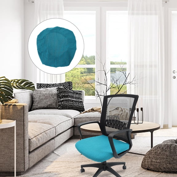Mobutofu 1 Pc Multifunctional Protective Cover Cushion Elastic Stretch Office Chair Seat Cover 37X15X0.4in