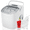 White, variant on Simzlife 26 lbs/24H Countertop Ice Maker Machine, 9 Bullet-Shaped Ice in 6 Min, Auto-Cleaning