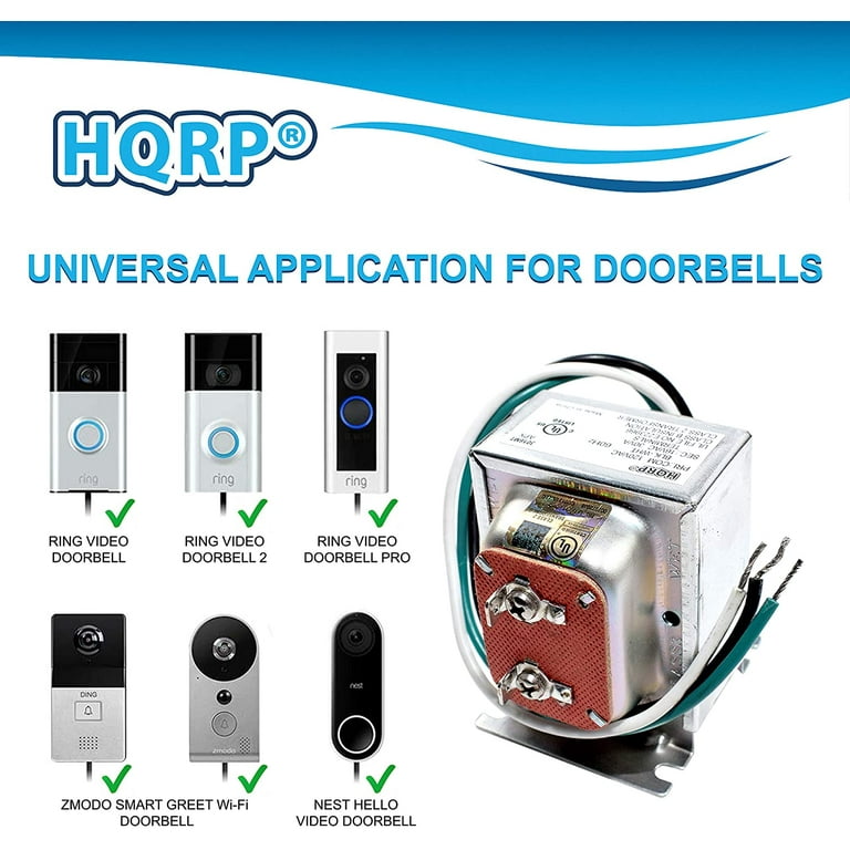 HQRP 16V 30VA Transformer Compatible with Zmodo Nest Eufy