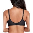 thumbnail image 2 of Exerin Women's See Through Sheer Mesh Bra Underwire Unlined Sexy Demi Bra(36A,Black), 2 of 5