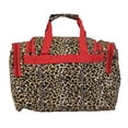 thumbnail image 5 of CalBags Animal Prints 19-inch Duffel Bag, Red Trim Leopard, 5 of 5
