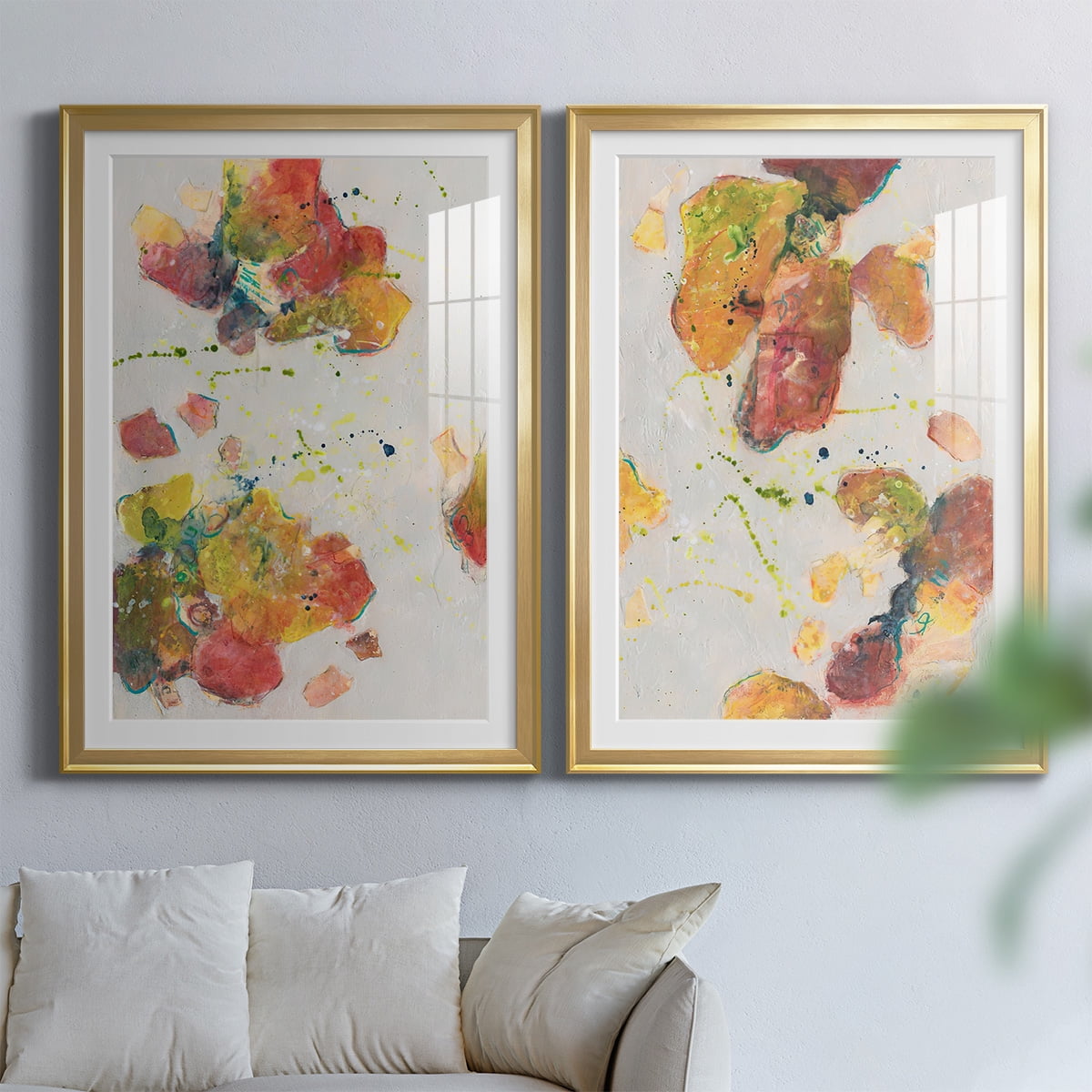 Wexford Home Attracting Love I Premium Framed Print, 18.5" x 24.5" - Ready to Hang, Gold (Set of 2)