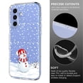 thumbnail image 7 of ELEHOLD Case for Samsung Galaxy A17 5G, Christmas Slim Shockproof Clear TPU Cover, Raised Edge Screen/Camera Protection,B, 7 of 7