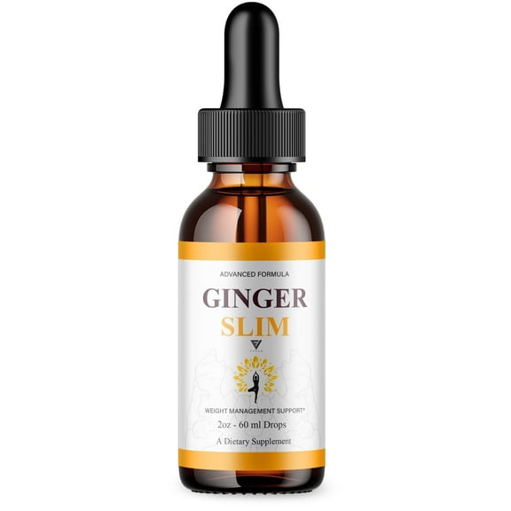Ginger Slim Drops Extra Strength GingerSlim Wellness Supplement (2oz)