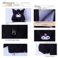 thumbnail image 5 of 2023 New Winter Autumn Sanrioed Anime Kuromi My Melody Fleece Hooded Jacket Lamb Swool Girl Kawaii Cartoon Top Kids Warm Clothes, 5 of 5