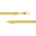 thumbnail image 4 of 10K YellowGold 24" 5.00mm Tight Miami Cuban Chain Necklace w/ Lobster Lock - Men, 4 of 4